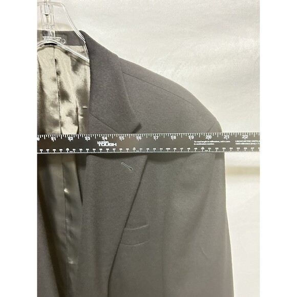Oscar De La Renta‎ Mens 46R Wool Cashmere Jacket Coat - Picture 2 of 13